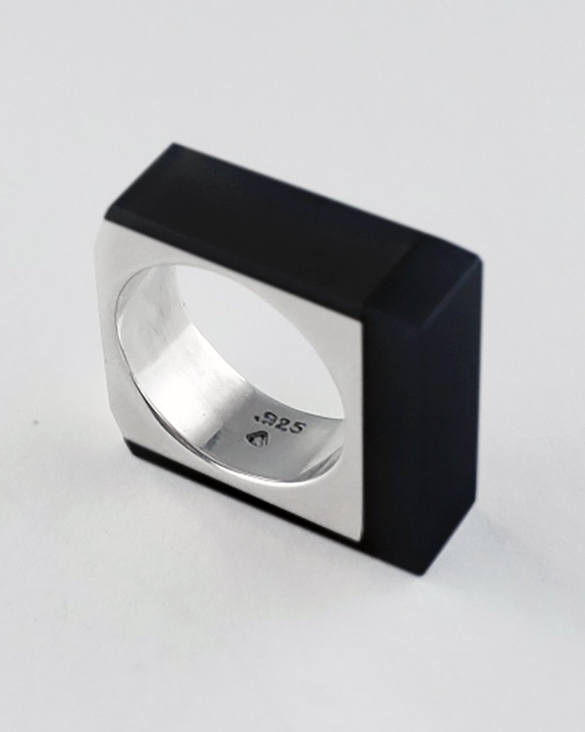 Lacar Large Factory Ring - Silver - Image 1 of 5