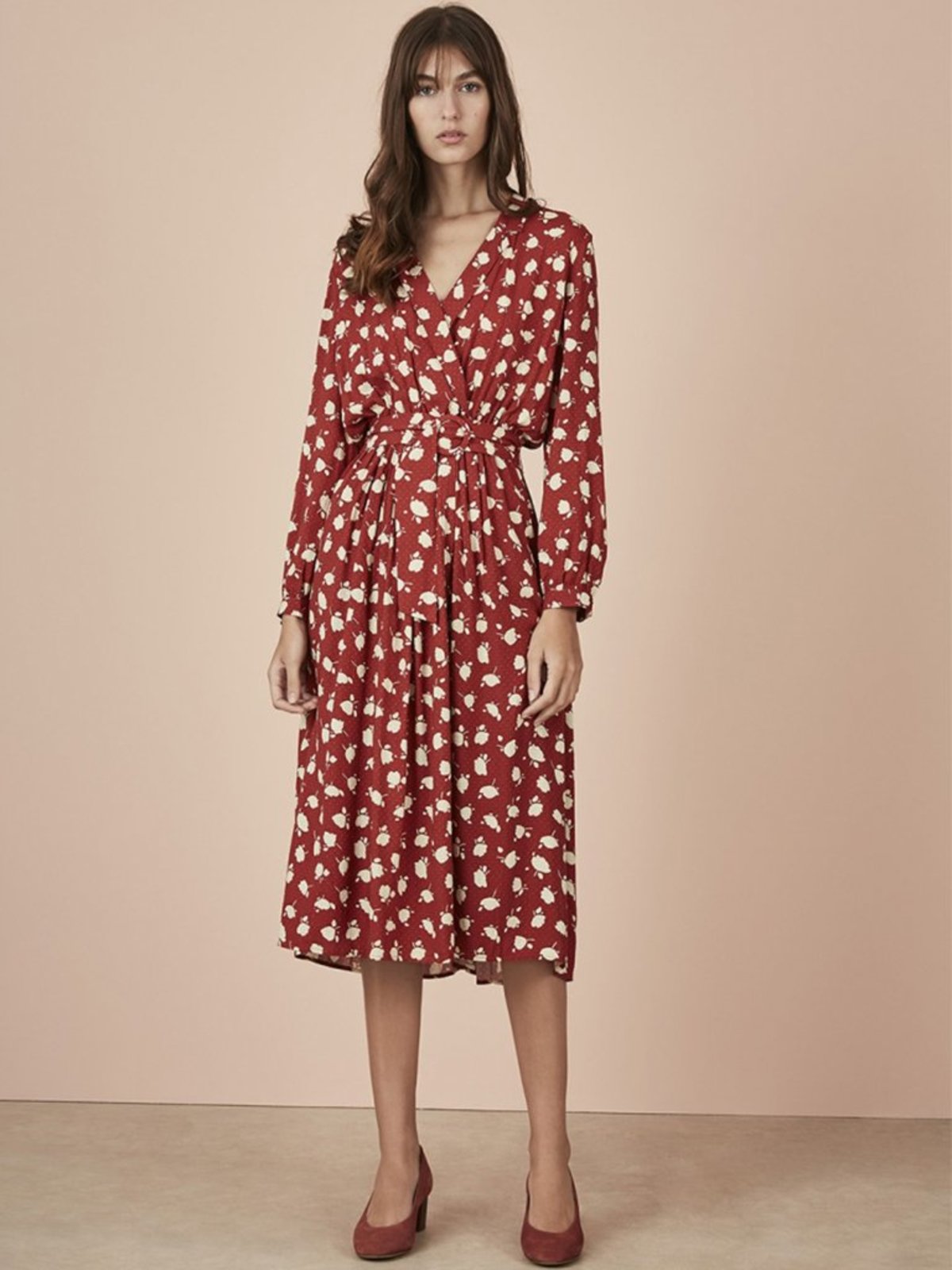 Des Petits Hauts Tinael Belted Dress - Image 1 of 5