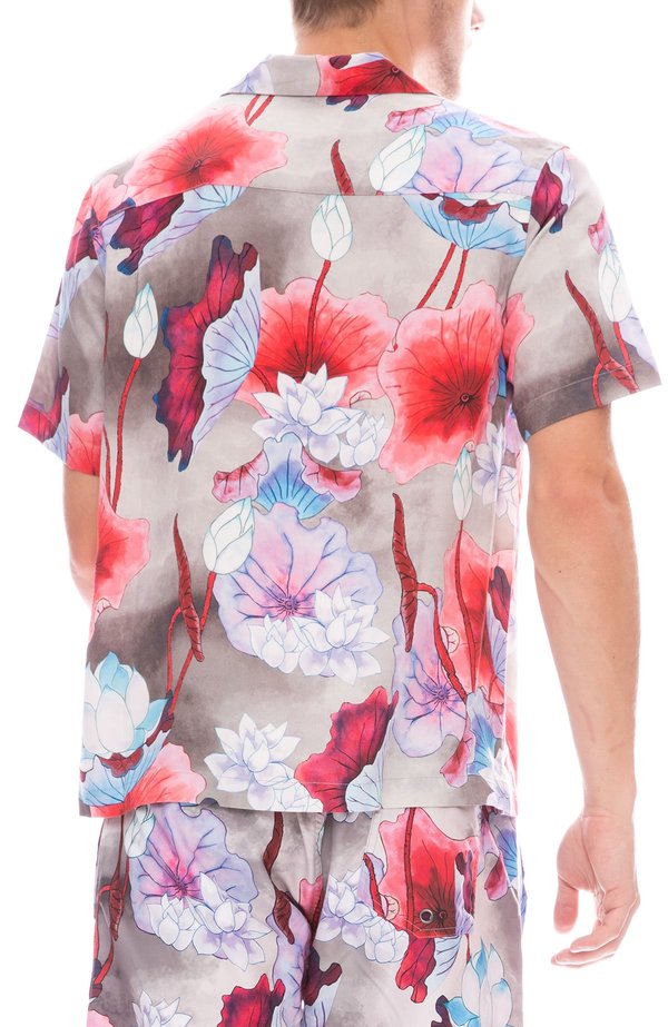 Saturdays NYC Camp Shirt - Vivid Lotus | Garmentory