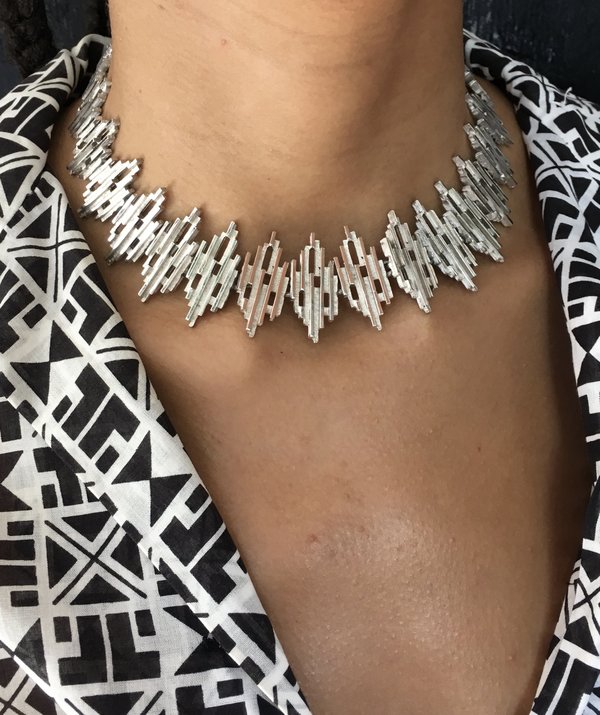 KC Vintage Trifari Brutalist Choker KC Vintage Trifari Brutalist Choker