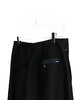 MÜNN WOOL SILK WIDE TROUSERS - BLACK - Thumbnail 5