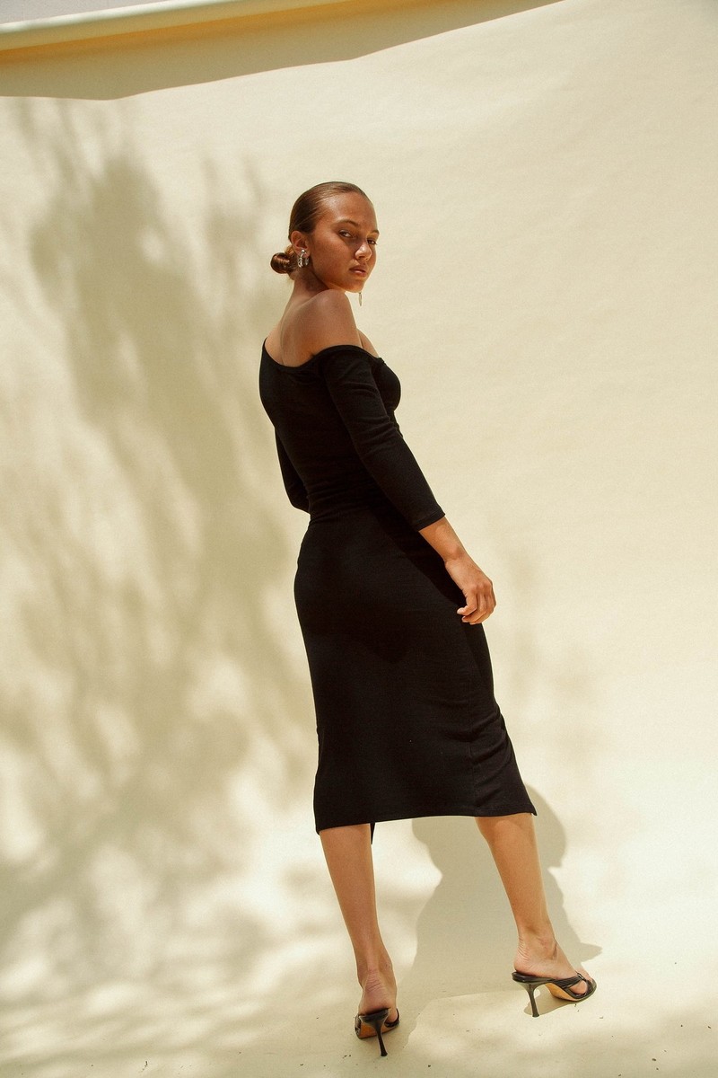 Line by K Gemma Dress - Black