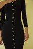 Line by K Gemma Dress - Black - Thumbnail 4