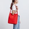 Poketo Minimal Linen Tote - Red - Thumbnail 1