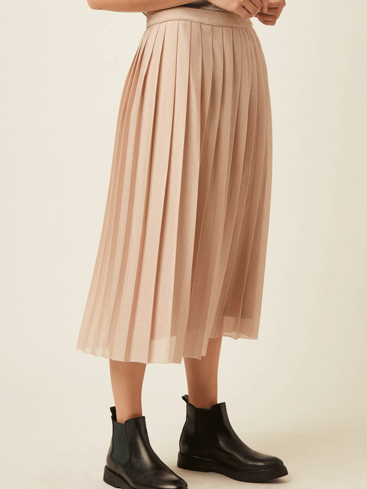 Great Plains Pia Skirt - Rose Gold - Image 2 of 5