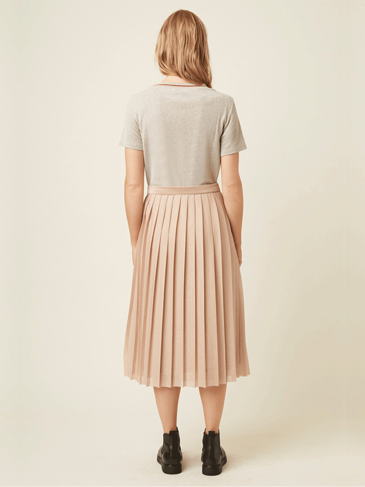 Great Plains Pia Skirt - Rose Gold - Image 4 of 5