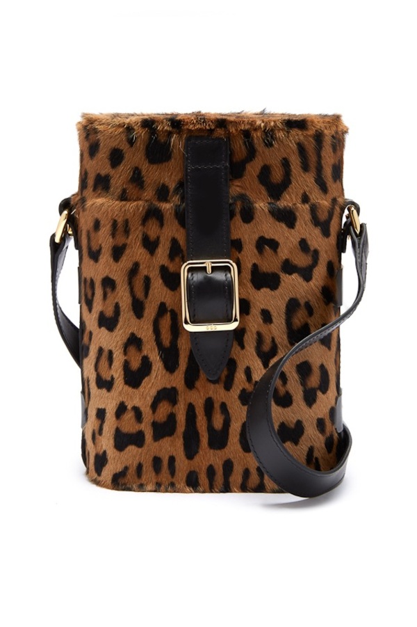 Officina del Poggio Mini Safari Hair Bag - Leo/Nero Officina del Poggio Mini Safari Hair Bag - Leo/Nero