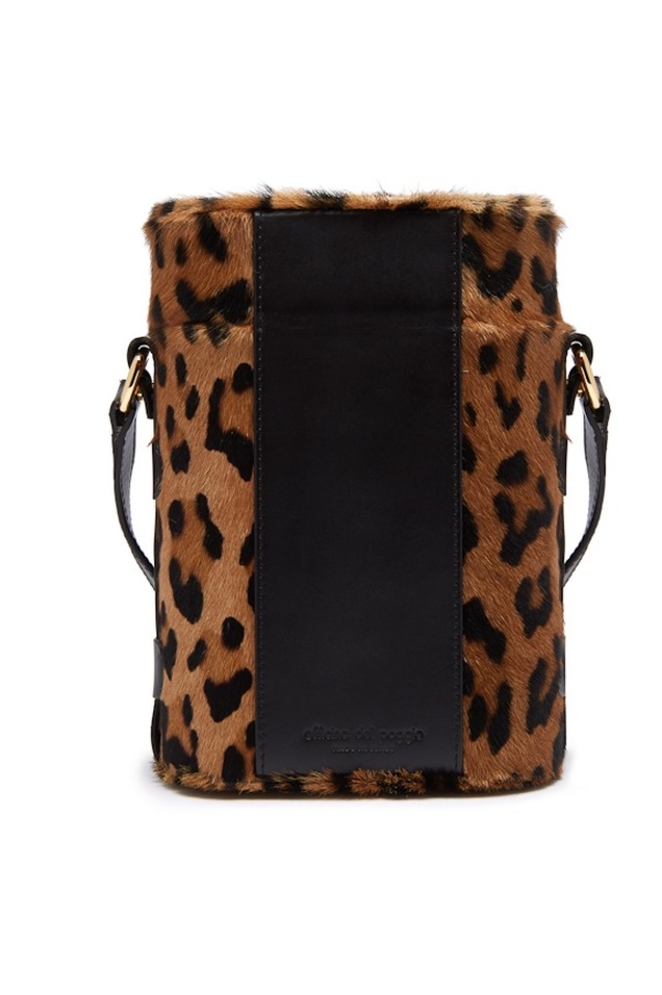 Officina del Poggio Mini Safari Hair Bag - Leo/Nero Officina del Poggio Mini Safari Hair Bag - Leo/Nero
