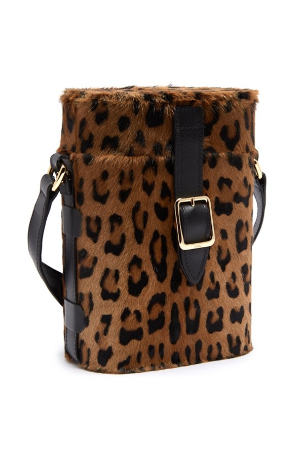Officina del Poggio Mini Safari Hair Bag - Leo/Nero Officina del Poggio Mini Safari Hair Bag - Leo/Nero