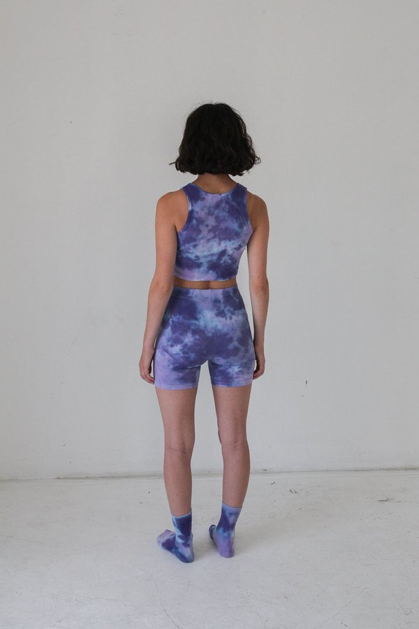 KkCo Cycle Short - Grape Tie Dye KkCo Cycle Short - Grape Tie Dye