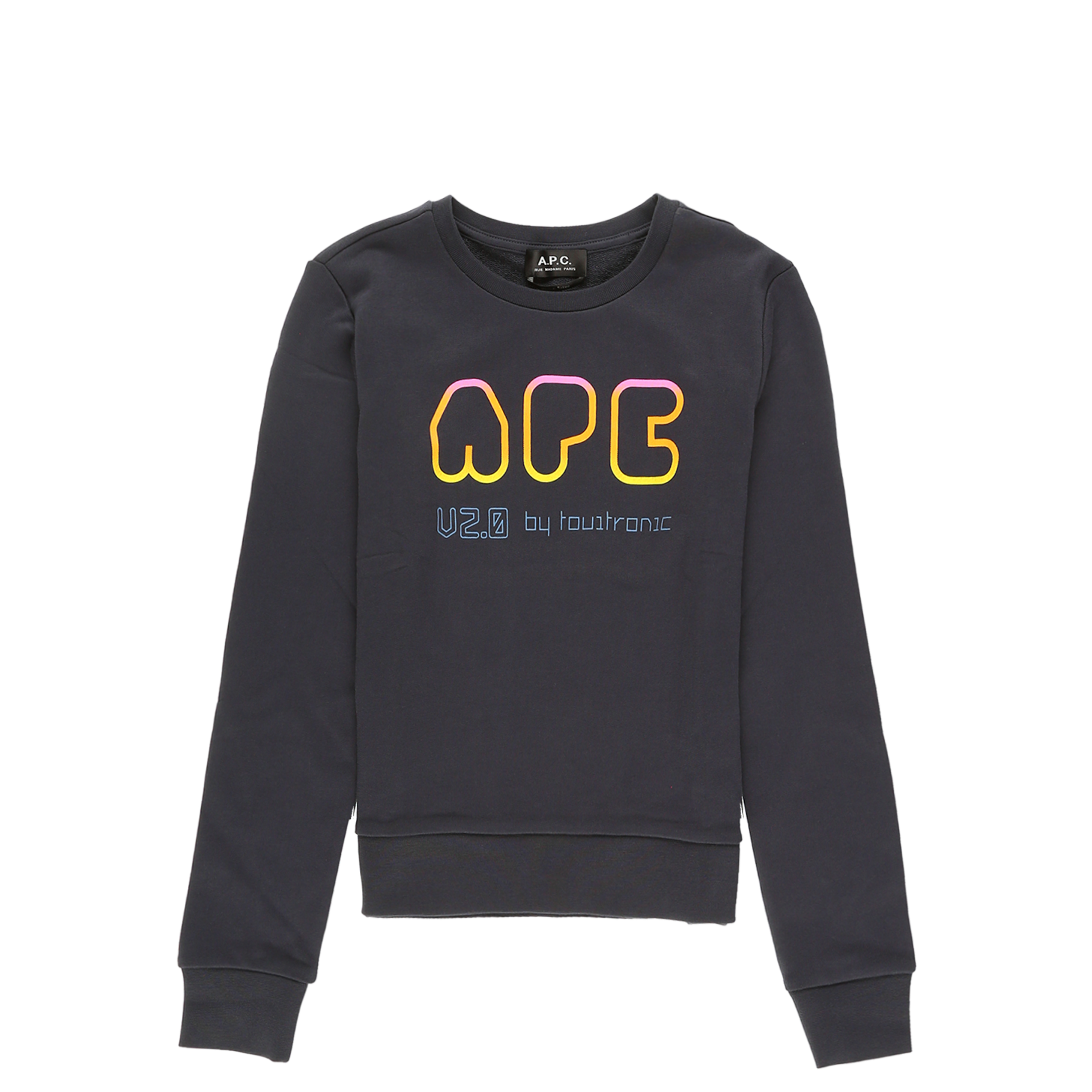 A.P.C. Sweat V2 Rainbow Logo Sweatshirt 