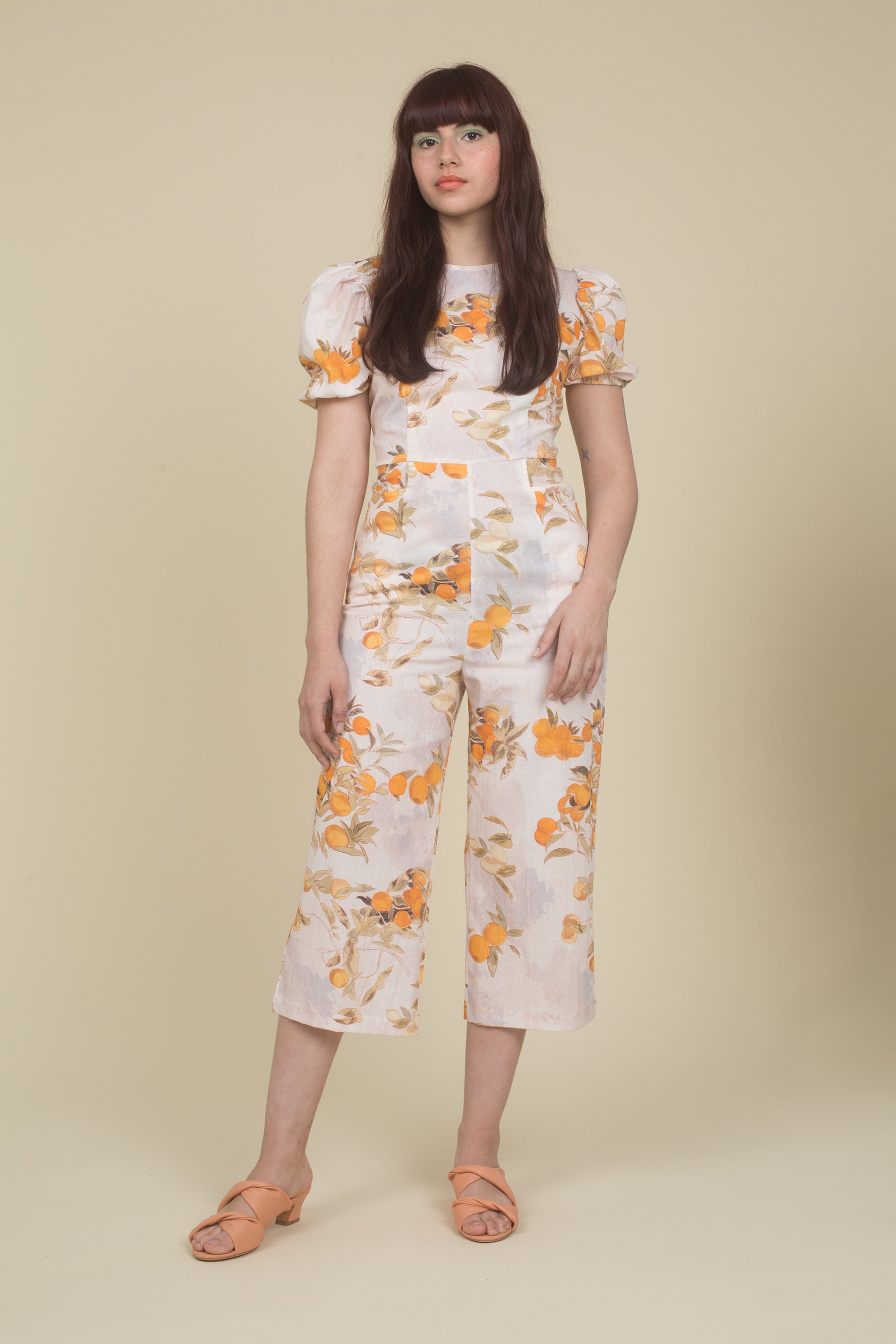 SAMANTHA PLEET GARDEN JUMPSUIT citrus Garmentory