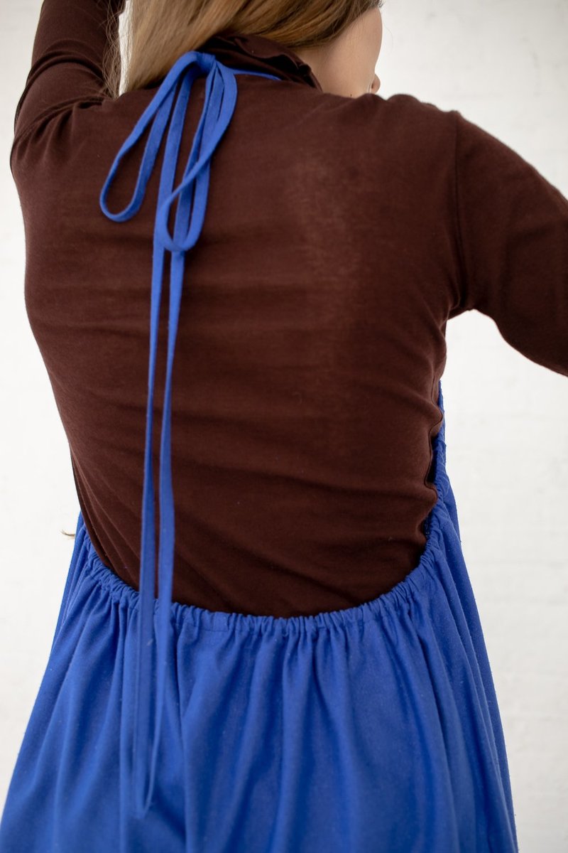 【BASERANGE】Puig Turtle Neck-Cotton Gaze Baserange Puig Cotton Gaze Turtleneck - Turnip Brown | Garmentory