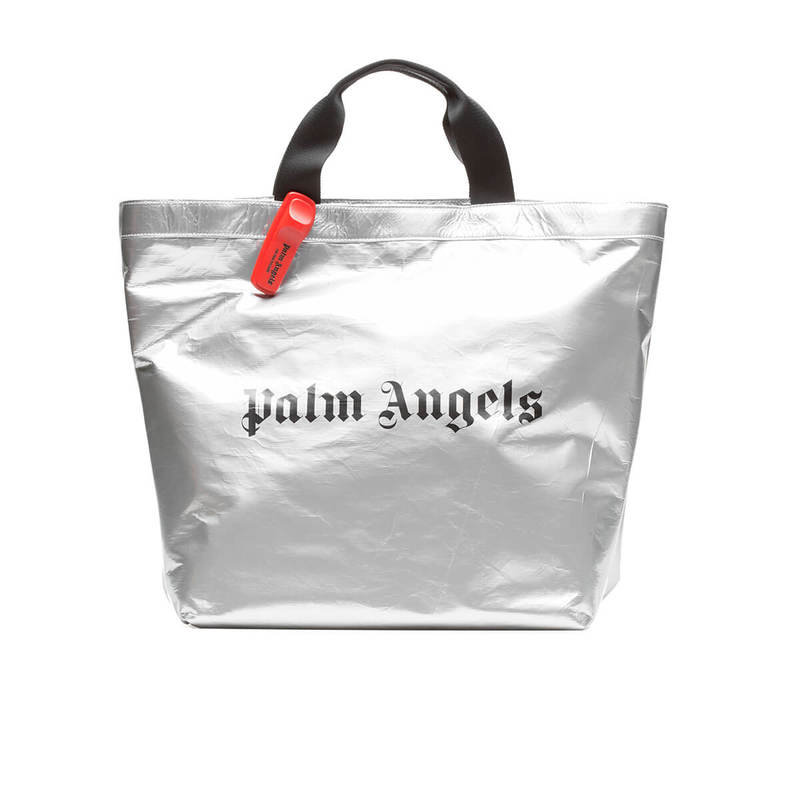 Palm Angels Shopper Bag Silver Garmentory
