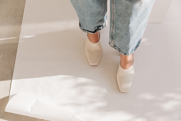 Mari Giudicelli Auro Mule - Off White Mari Giudicelli Auro Mule - Off White