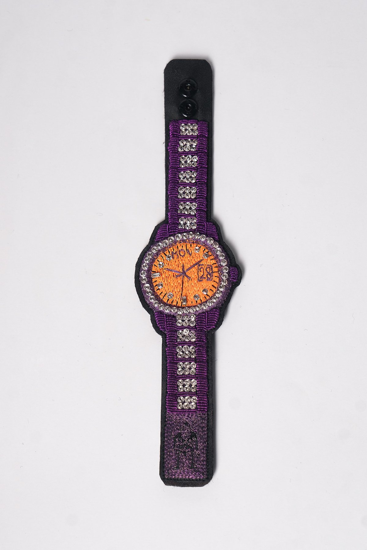 Walter Van Beirendonck W-Bracelet - Purple | Garmentory