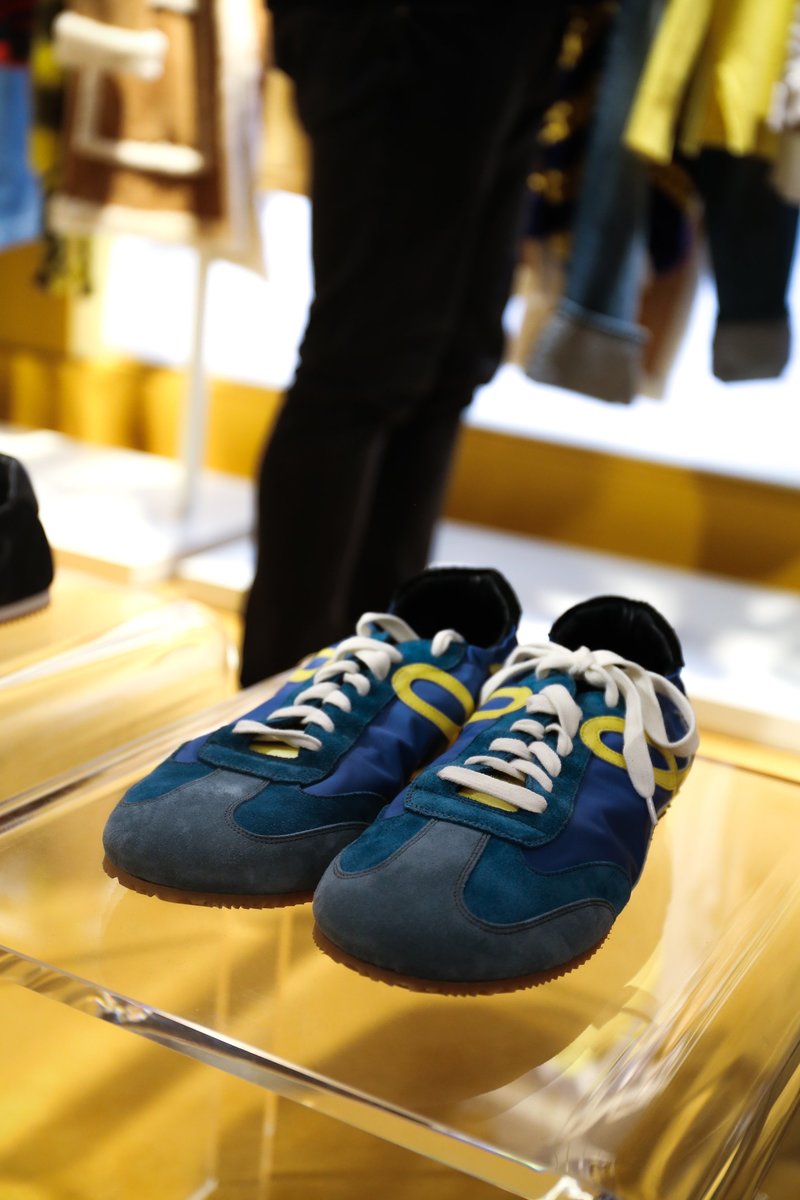 LOEWE Ballet Runner Sneaker Blue/Yellow