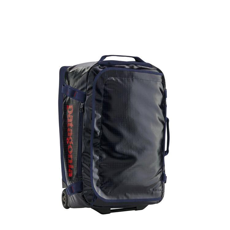 patagonia black hole 40l navy Wheeled Duffel 40 Liter Smolder Blue Made in a Fair Trade Certified factory Patagonia 40L Black Hole Wheeled