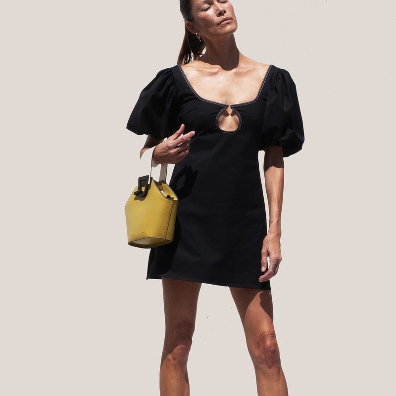 long sleeve shirt mini dress Norma Kamali Four Sleeve NK Shirt Mini Dress