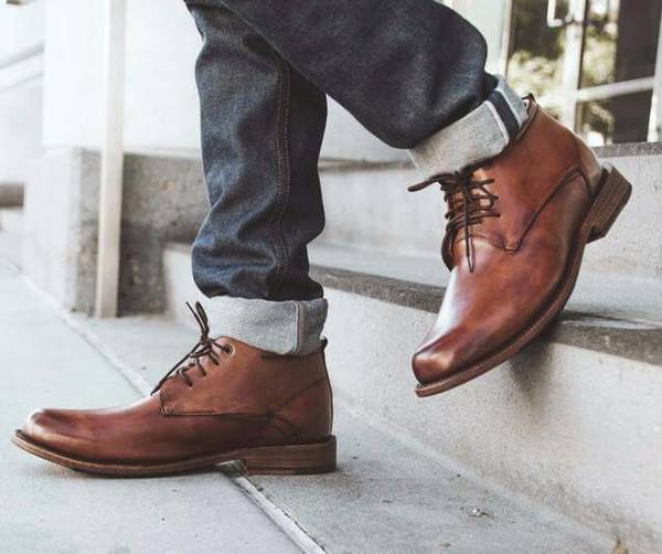 Sutro Footwear Men’s Lee Honey Brown Leather Ankle Lace up Chukka Boot Size 11 D Sutro Footwear Men main image 4