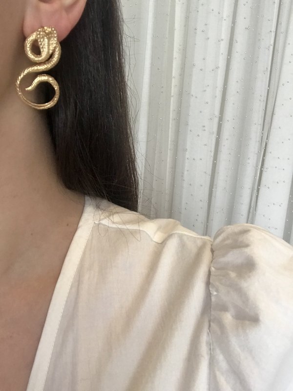 BEFORE MARCH Royal serpent studs - 14kt gold BEFORE MARCH Royal serpent studs - 14kt gold