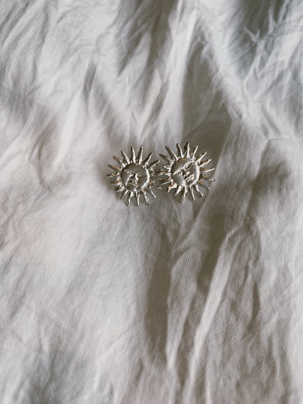 BEFORE MARCH Sun Studs - Silver BEFORE MARCH Sun Studs - Silver