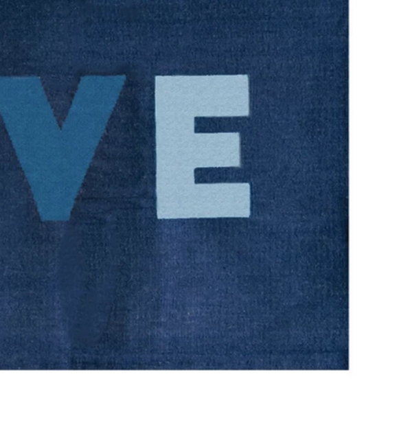 Kids Oeuf Love Rug - Blue Kids Oeuf Love Rug - Blue