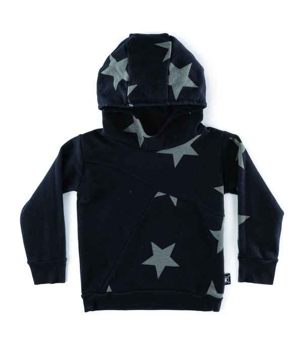 divided black hoodie