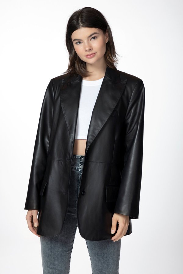 J Brand Elsa Birthday Jacket Black Garmentory - Main Image