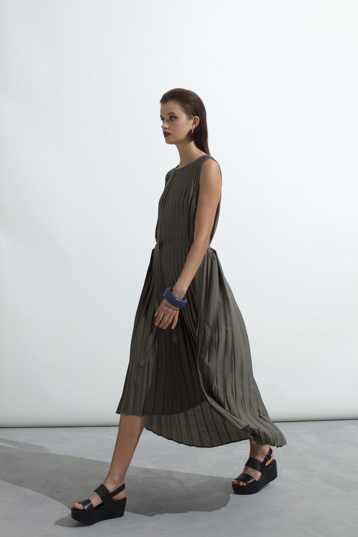 Elk Tekstur Dress Olive