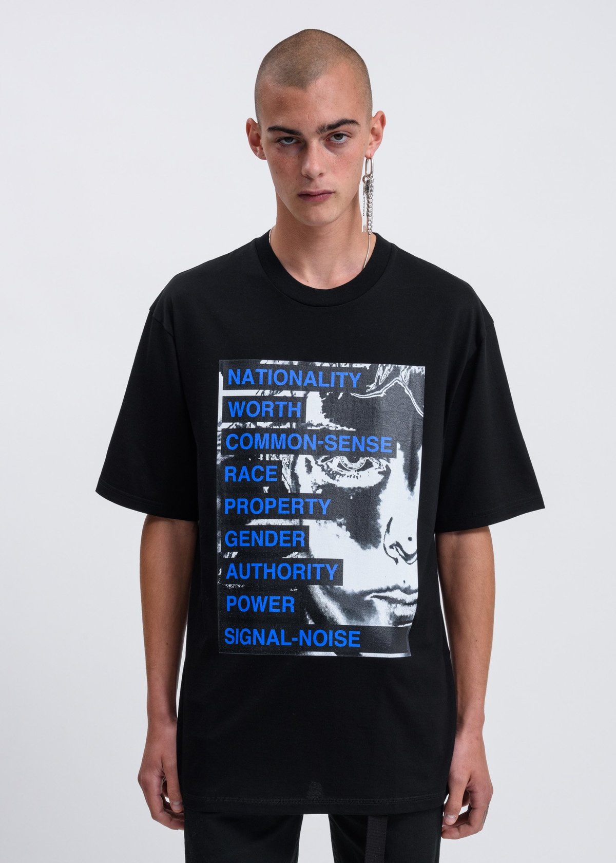 Christian Dada Graphic Print T-shirt - Black | Garmentory