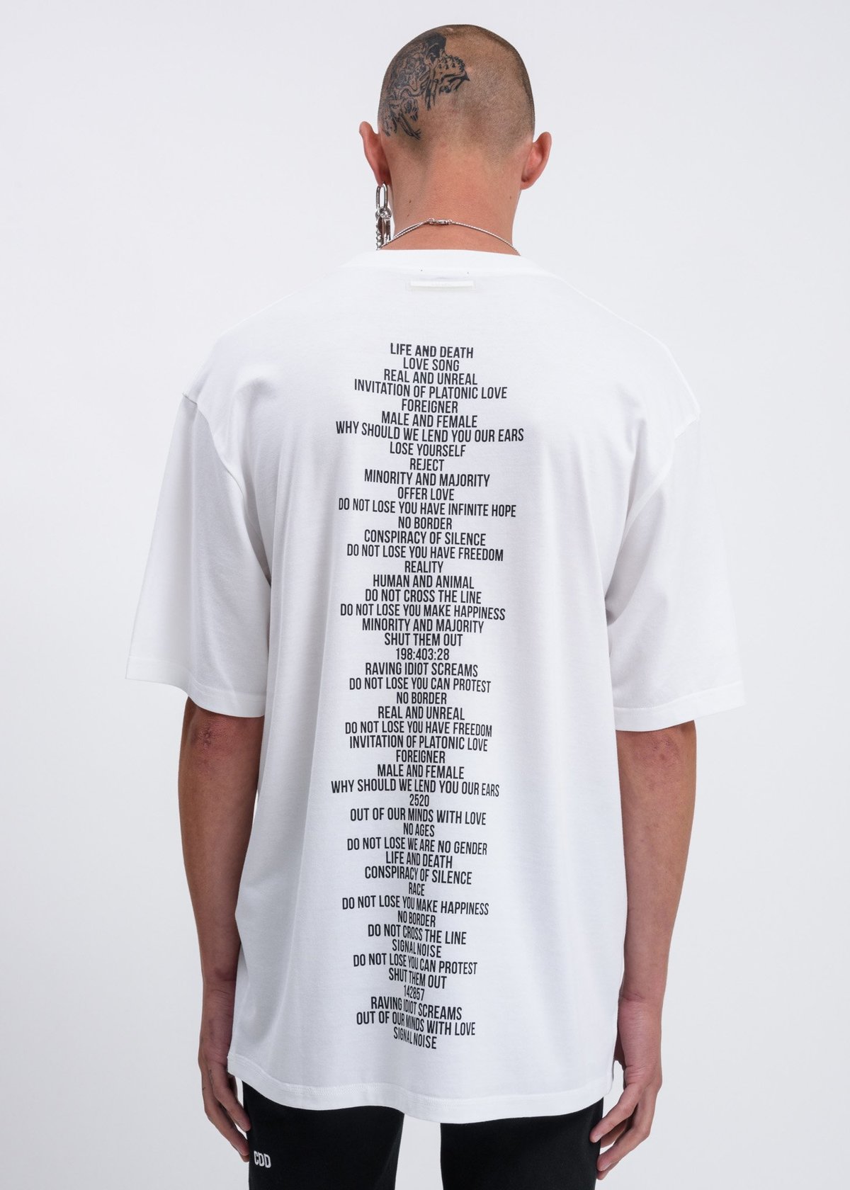 Christian Dada Graphic Print T-Shirt - White | Garmentory