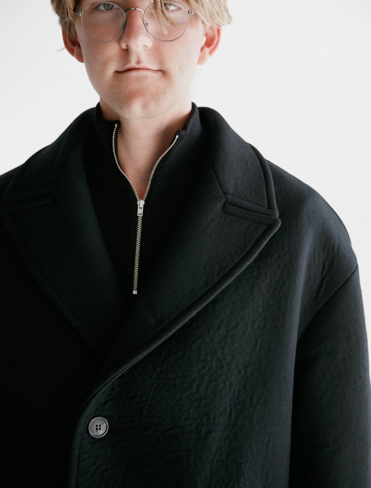 ジャケット・アウター Stephan Schneider wool check coat size3 Stephan Schneider Jacket Special Black – Neighbour