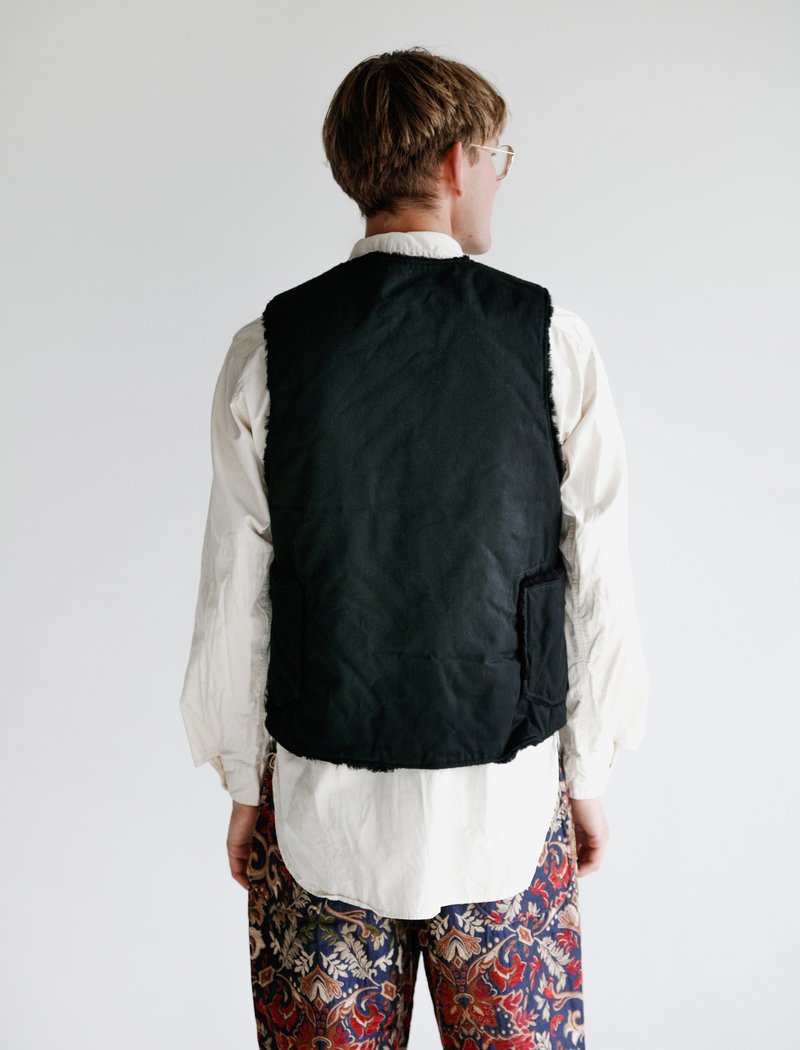 【新品 2019 FW】Engineered Garments Over Vest-Cotton HB Twill-Khaki S エンジニアドガーメンツ オーバーベスト カーキ　レオパード　EG Engineered Garments Over Vest