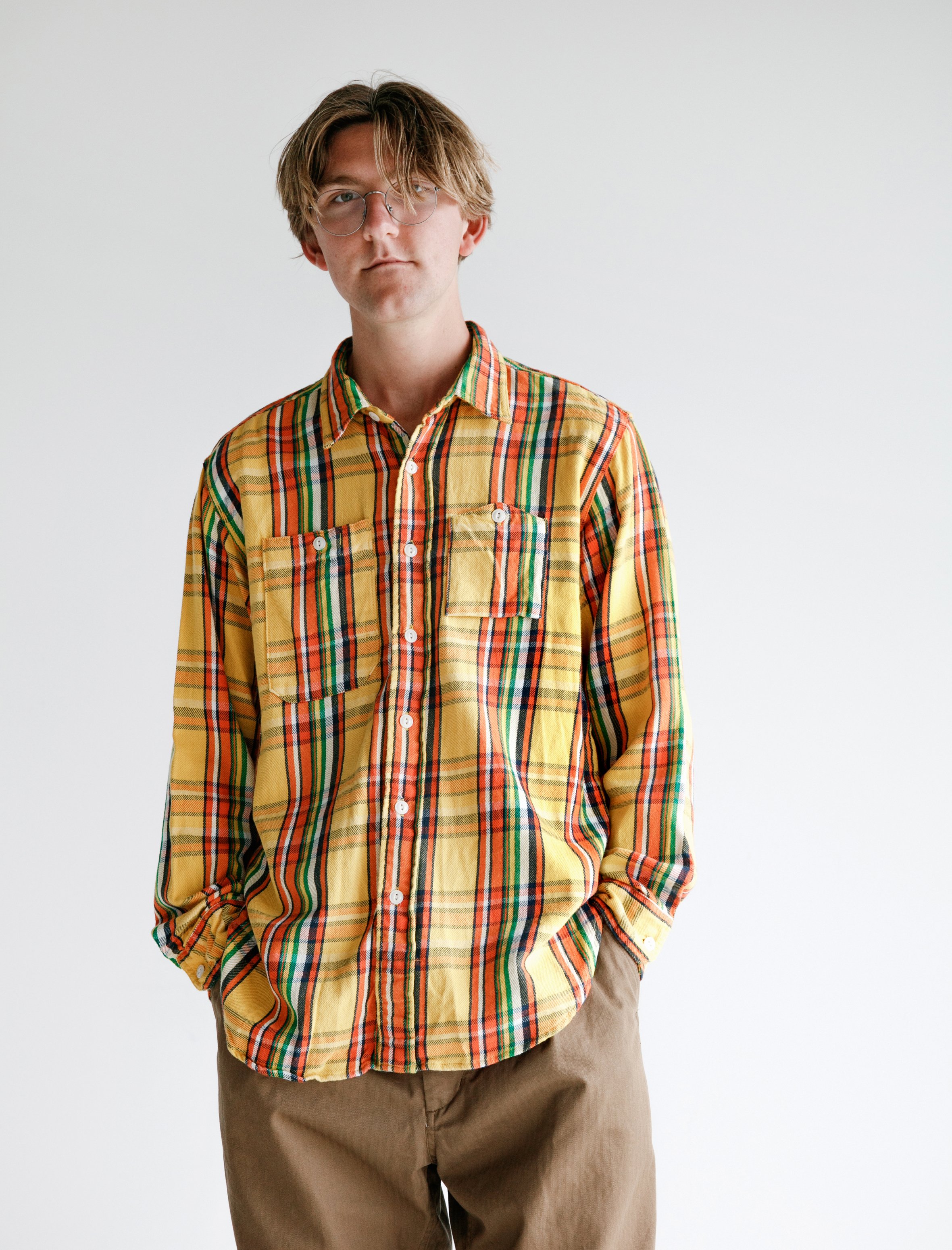 engineered garments work shirt big plaid grey xs Engineered Garments Work Shirt | Details \u0026 Styling | Canoe Club