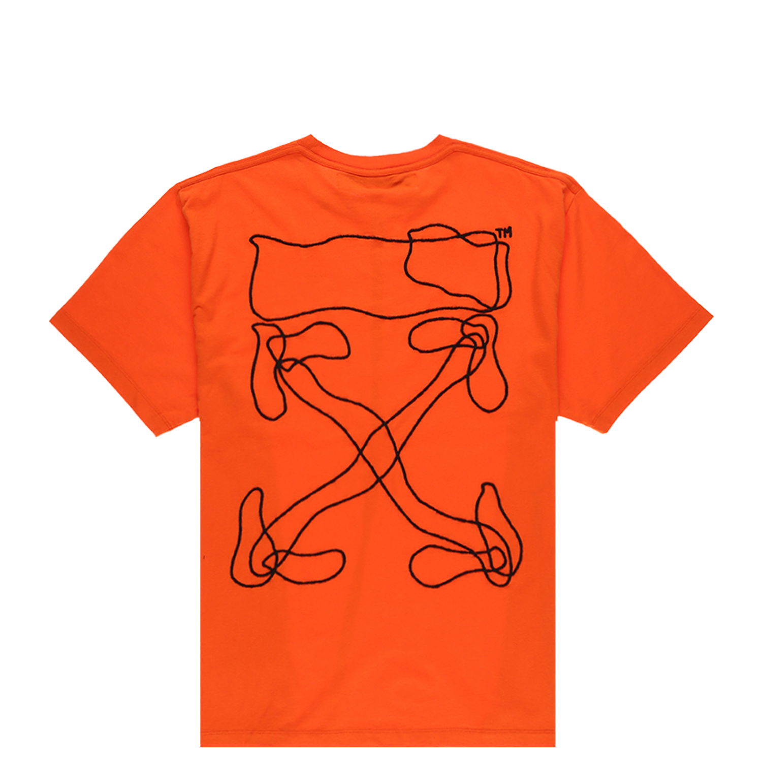 OffWhite Abstract Arrows Oversized TShirt orange Garmentory