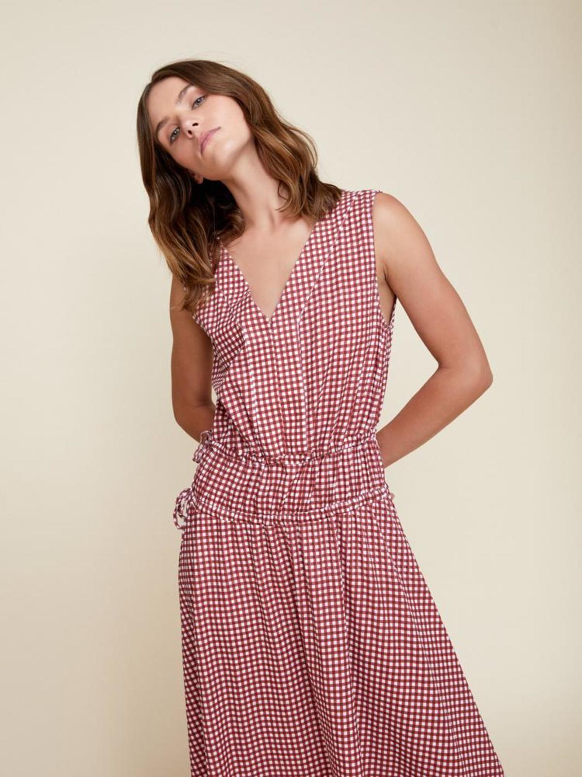 Lorilee Midi Dress Gingham - Image 3 of 5