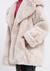 we11done Faux Fur Coat - Ivory  - Thumbnail 4