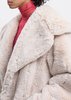 we11done Faux Fur Coat - Ivory  - Thumbnail 5
