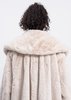 we11done Faux Fur Coat - Ivory  - Thumbnail 6