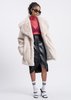 we11done Faux Fur Coat - Ivory  - Thumbnail 7