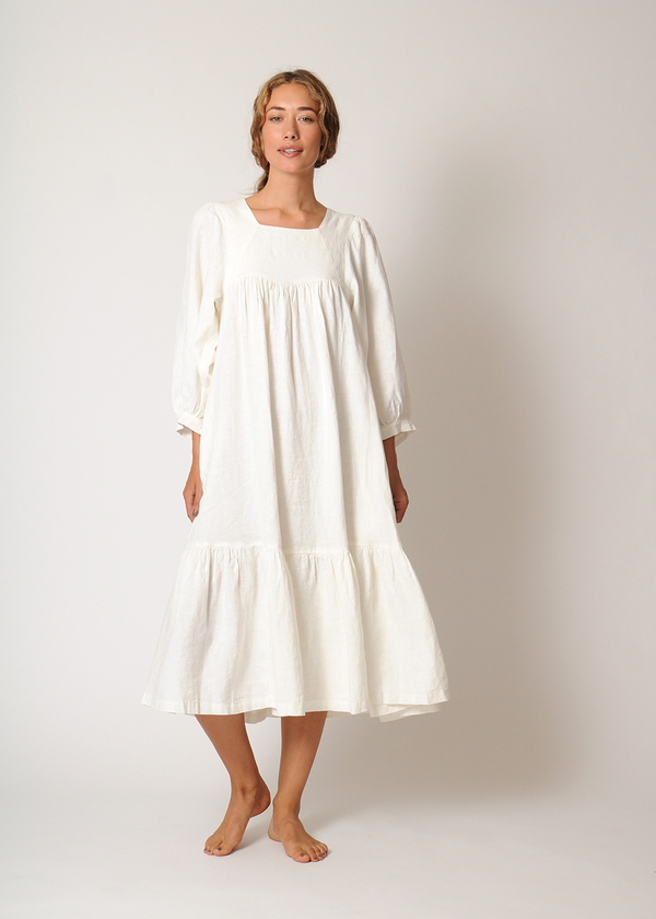 chinese dress ladies Zora Linen Maxi Dress Pink / L main image 1