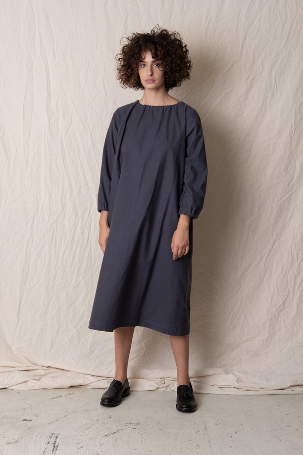 open lace back dress Mary Wyatt London Zana Smock Dress Black - UK 14