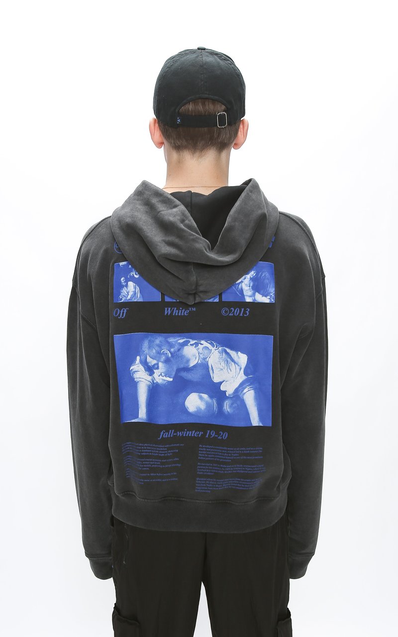 Off-White Hardcore Caravaggio Oversized Hoodie - Black | Garmentory