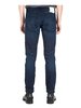 KATO The Pen Slim Jean - Black/Blue Lenny Wash - Thumbnail 4