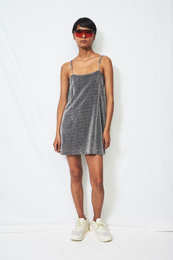 slim fit dress slacks Urban Outfitters Purple Dua Cowl Neck Sequin Sleeveless Mini Bodycon D –  Brie main image 1