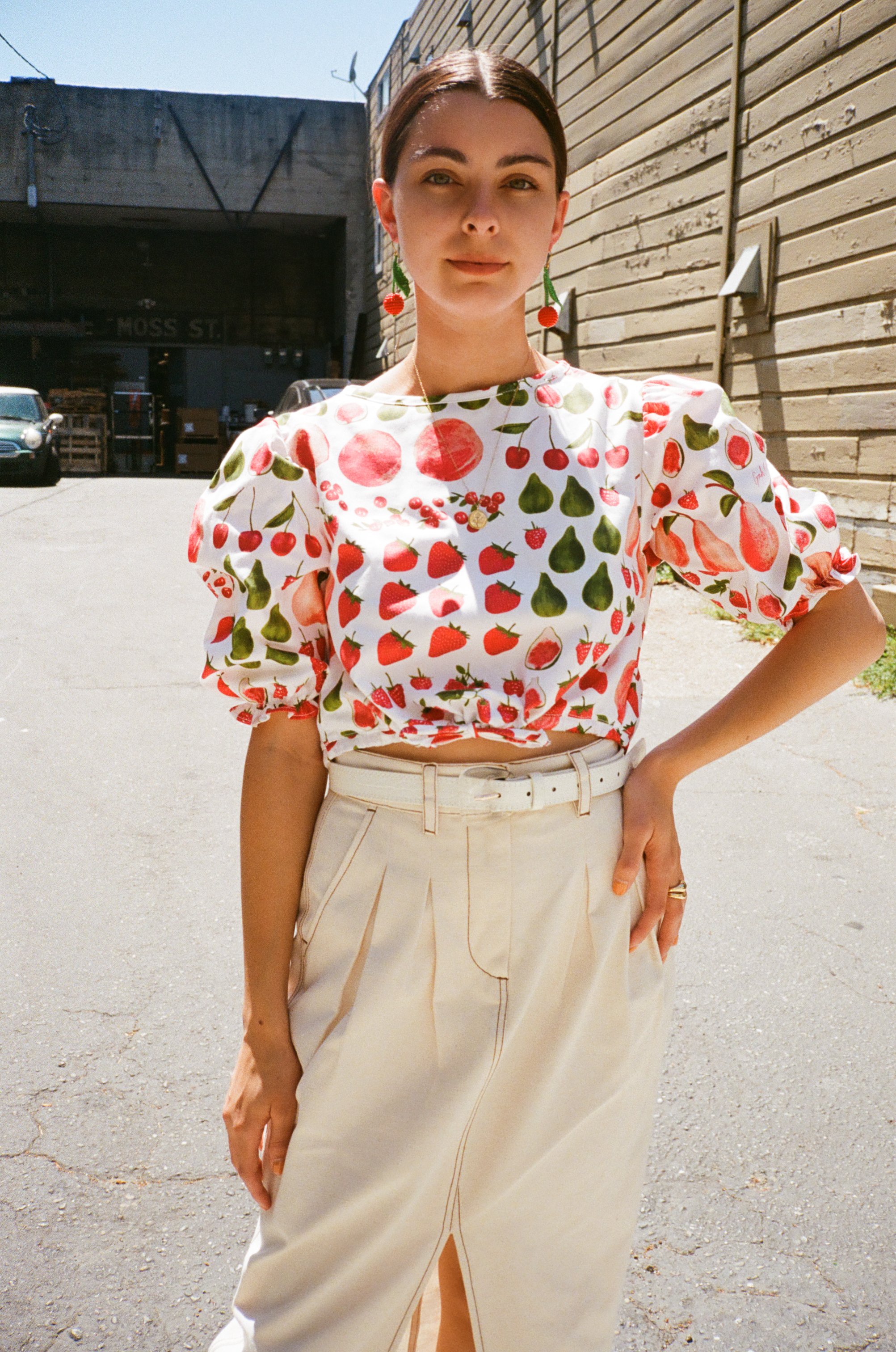 Lisa Says Gah Sadie Top - Fruit Print | Garmentory