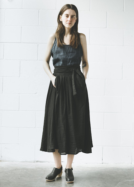 Black Crane - Wrap Skirt in Black Black Crane - Wrap Skirt in Black