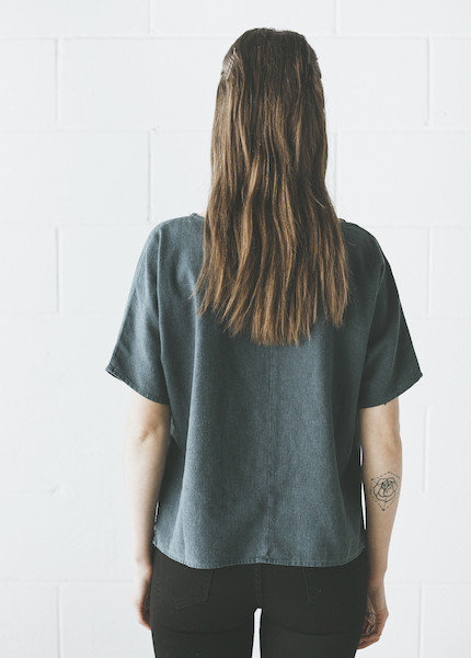 Me & Arrow - Sleeve Tee in Ultramarine Me & Arrow - Sleeve Tee in Ultramarine
