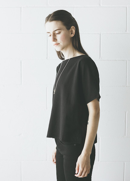 Me & Arrow - Sleeve Tee in Vintage Black Me & Arrow - Sleeve Tee in Vintage Black